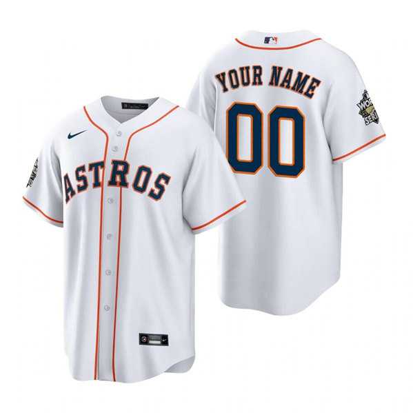 Men's Houston Astros ACTIVE PLAYER Custom White 2022 World Series Home Stitched Baseball Jersey,We sell and wholesale Men's Houston Astros ACTIVE PLAYER Custom White 2022 World Series Home Stitched Baseball Jersey on line form chian!
